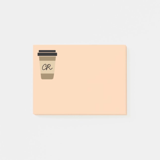 Post-it® Café personnalisé sur le pouce (Devant)