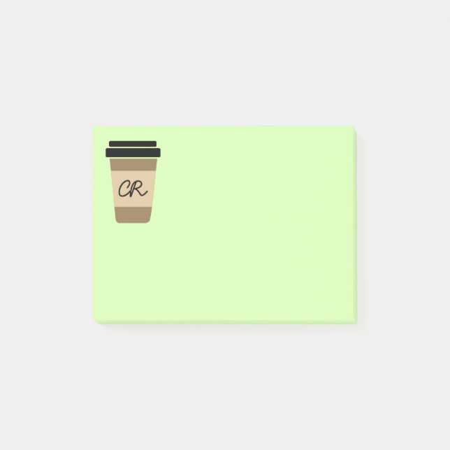 Post-it® Café personnalisé sur le pouce (Devant)
