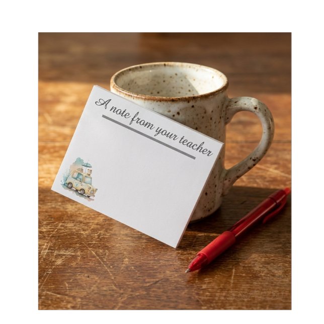 Post-it® Cahier personnalisé pour les enseignants du primai (Créateur téléchargé)
