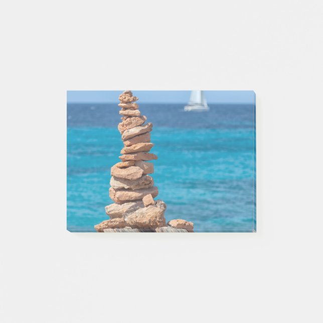 Post-it® Cairn à la mer Méditerranée (Devant)