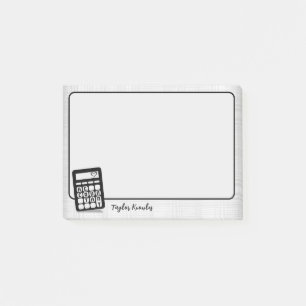 Post-it® Calculateur Comptable Coeur 4"x3"