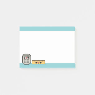 Post-it® Calculatrice et règle mignonnes