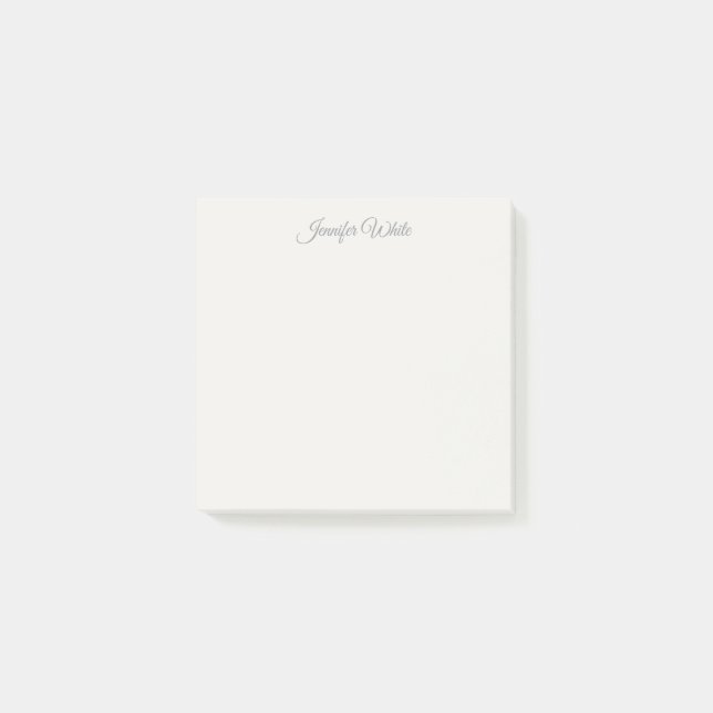 Post-it® Calligraphie Élégant Pastel Gras Rétro (Devant)