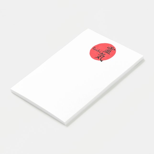 Post-it® Calligraphie Reiki et Mot 1 (Incliné)