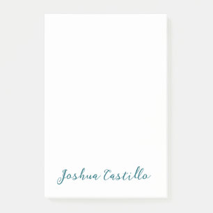 Post-it® Calligraphie Simple Plain Nom Professionnel