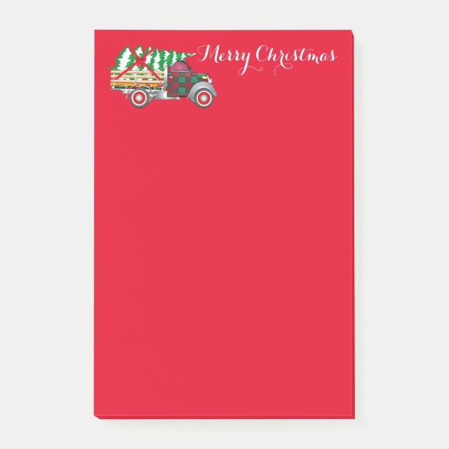 Post-it® Camion de Noël Post-it-Notes (Devant)