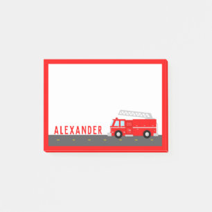 Post-it® Camion de pompiers pour enfants