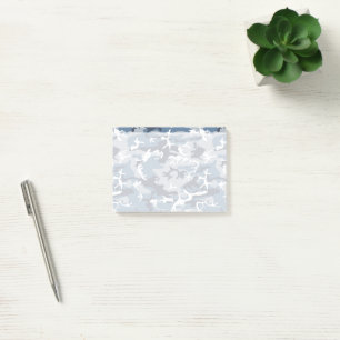 Post-it® Camo bleu, Camo d'hiver, Camouflage neige, Militai