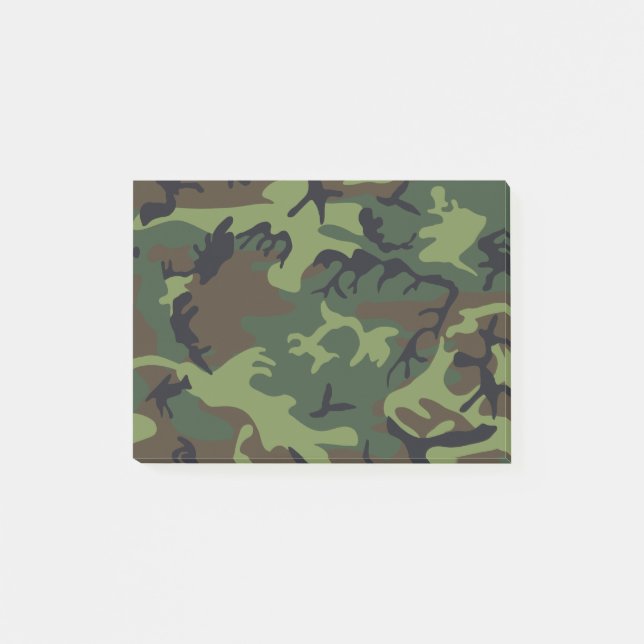 Post-it® Camo Militaire Forêt Verte (Devant)