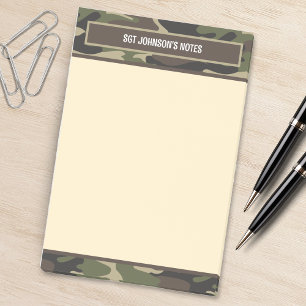 Post-it® Camouflage de fatigue de l'armée de camo Brown et 