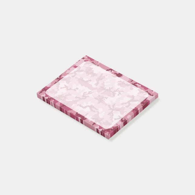Post-it® Camouflage rose (Incliné)