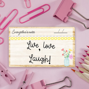 Post-it® Campagne Agritourisme, lampes et fleurs 10" x 6"