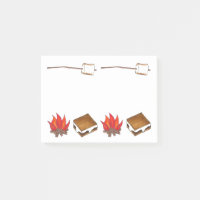 Campfire S'mores Camping Marshmallow Toasté Poste