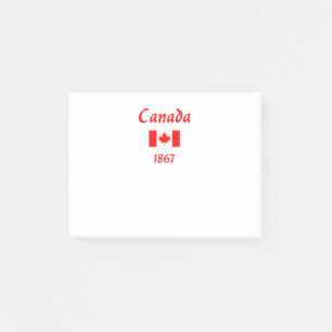 Post-it® Canada 1867 Ancien drapeau du Balthazar Couleur fo