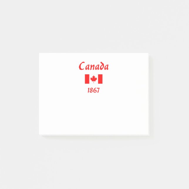 Post-it® Canada 1867 Ancien drapeau du Balthazar Couleur fo (Devant)