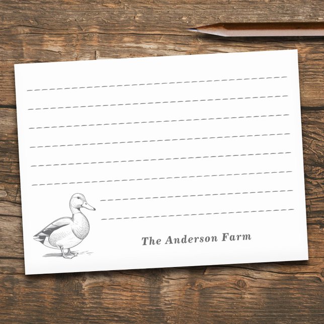 Post-it® Canard agricole (Farm Duck Post-it Notes)