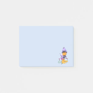 Post-it® Canard cartonné mignon et violet timide