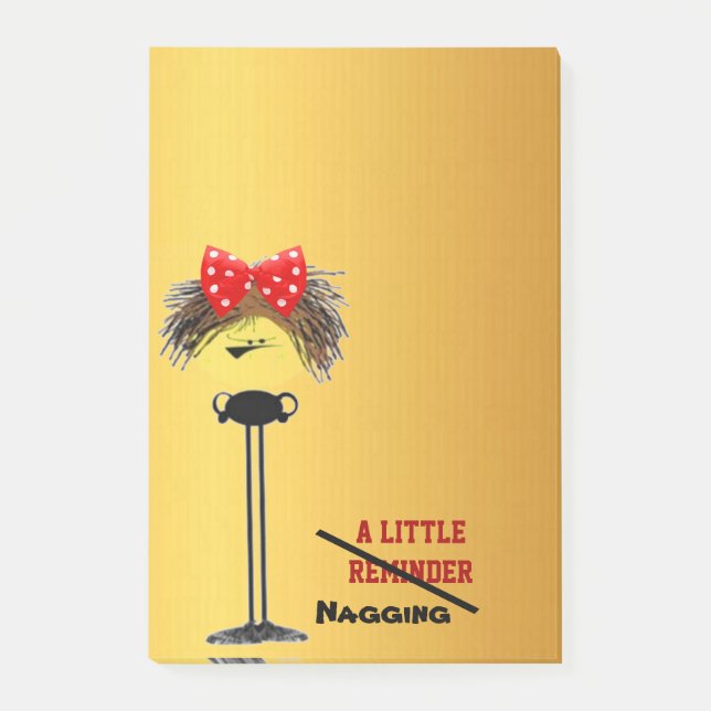 Post-it® Canasson grincheux (Devant)