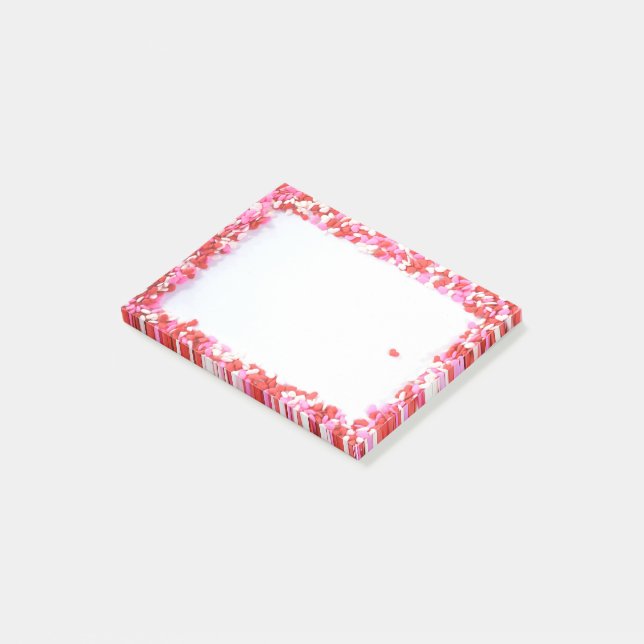 Post-it® Candy Hearts Post It Notes (Incliné)