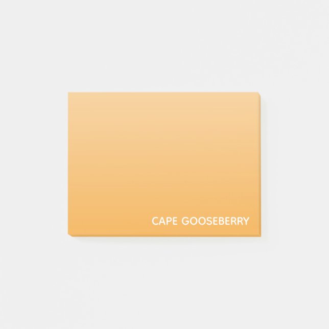 Post-it® Cape Gooseberry yellow color name (Devant)