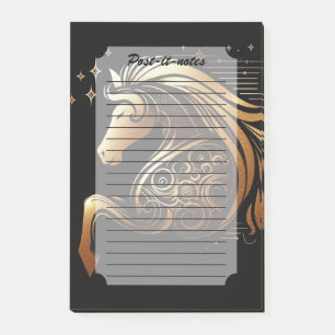 Post-it® Capricorne Zodiaque Cheval Or Astrologie