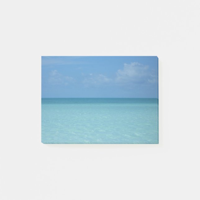 Post-it® Caraïbes Horizon Tropical Turquoise Bleu (Devant)