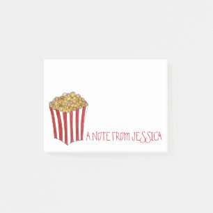 Post-it® Caramel Personnalisé Pop Corn Popcorn Alimentation