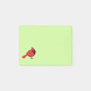 Post-it® Cardinal Rouge Cardinal Cardinal aux Fleurs