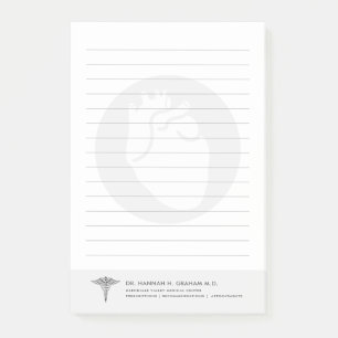 Post-it® Cardiologue  Docteur cardiaque - Liner personnalis