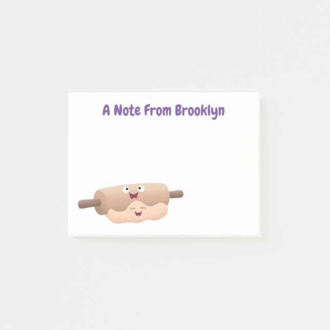 Post-it® Caricature à pâte molle et à pâte molle (Devant)