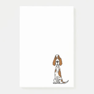 Post-it® Caricature de Chien Chien Coquelicot