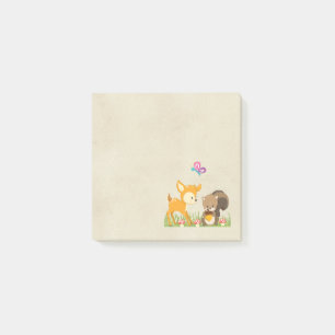 Post-it® Caricature en bois mignon