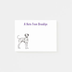 Post-it® Caricature pour chien dalmate