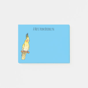 Post-it® Caricature pour oiseaux Cockatiel
