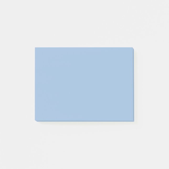 Post-it® Carolina bleu couleur solide (Devant)