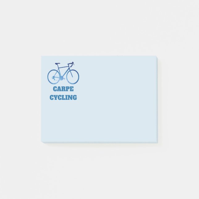 Post-it® Carpe faisant un cycle, notes de post-it de (Devant)