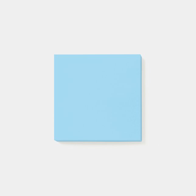 Post-it® Carré bleu bébé (Devant)