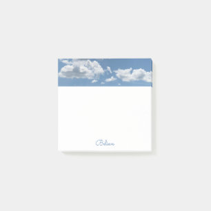 Post-it® Carré de nuages blancs floffés