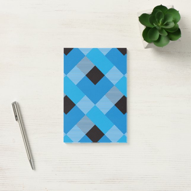 Post-it® Carré géométrique Résumé 3 (Bureau)