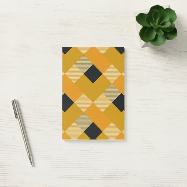 Post-it® Carré géométrique Résumé 9 (Bureau)