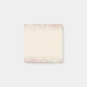 Post-it® Carré moderne Pastel Sparkling Gold Silver Ombre