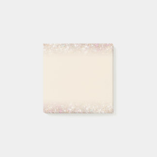 Post-it® Carré moderne Pastel Sparkling Gold Silver Ombre