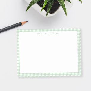 Post-it® Carreaux Gingham Vert