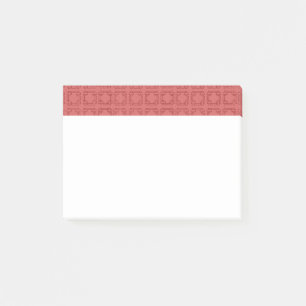 Post-it® Carrés rouges Art déco