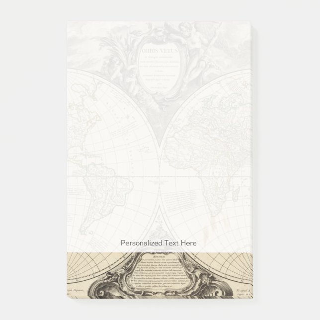 Post-it® Carte 8 du monde (Devant)