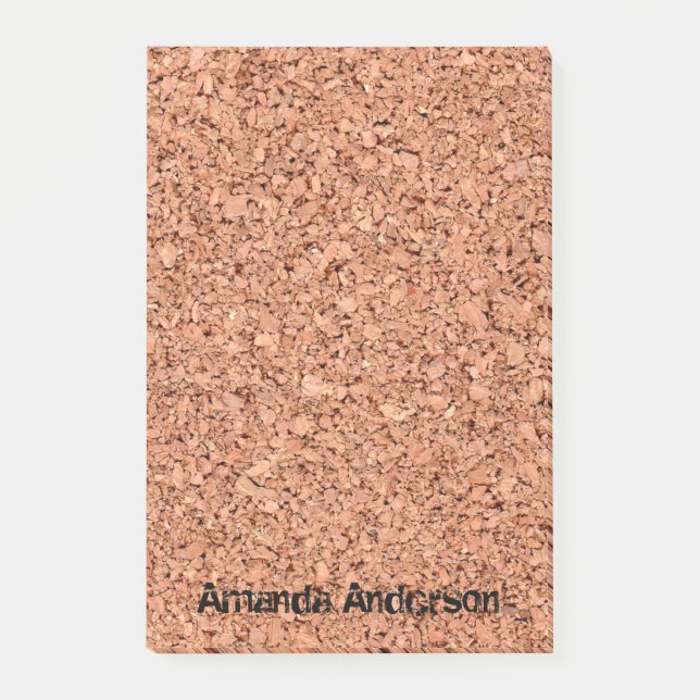 Post-it® Carte à liège avec texte personnalisé (Devant)