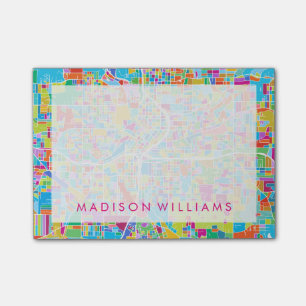 Post-it® Carte colorée d'Atlanta