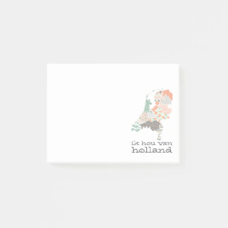 Post-it® Carte de la province de Hollande Style de mise en 