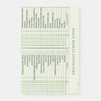 Post-it® Carte d'inventaire Moral Quotidien Post-It