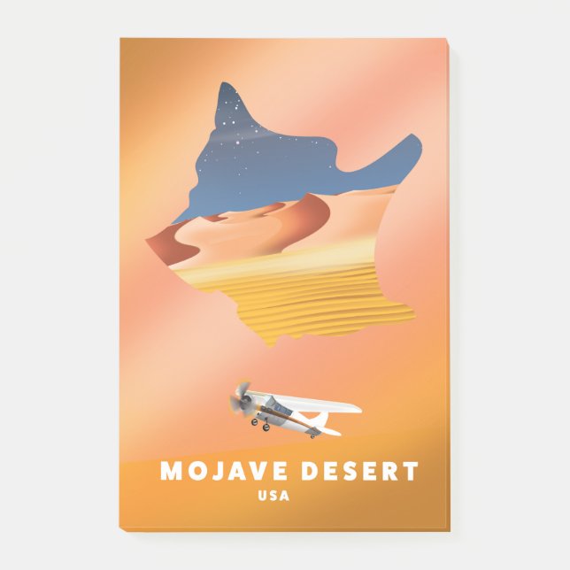 Post-it® Carte du désert de Mojave États-Unis (Devant)